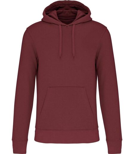 Sweat à capuche écoresponsable - Homme - K4027 - rouge vin