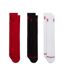 x3 paires de chaussettes rouge/noir/blanc homme nike da5718-1
