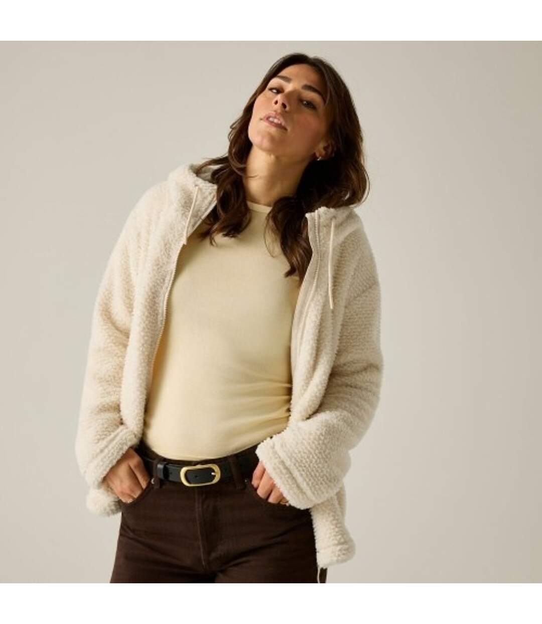 Veste Polaire Evelina Femme Beige Clair Regatta-1