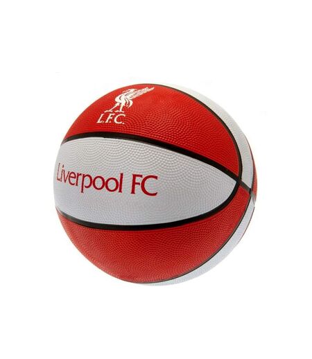 Liverpool FC - Ballon de basket (Rouge / Blanc) (Taille 7) - UTBS3244