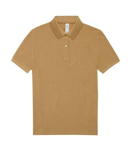 Polo manches courtes - Homme - PU424 - beige meta gold