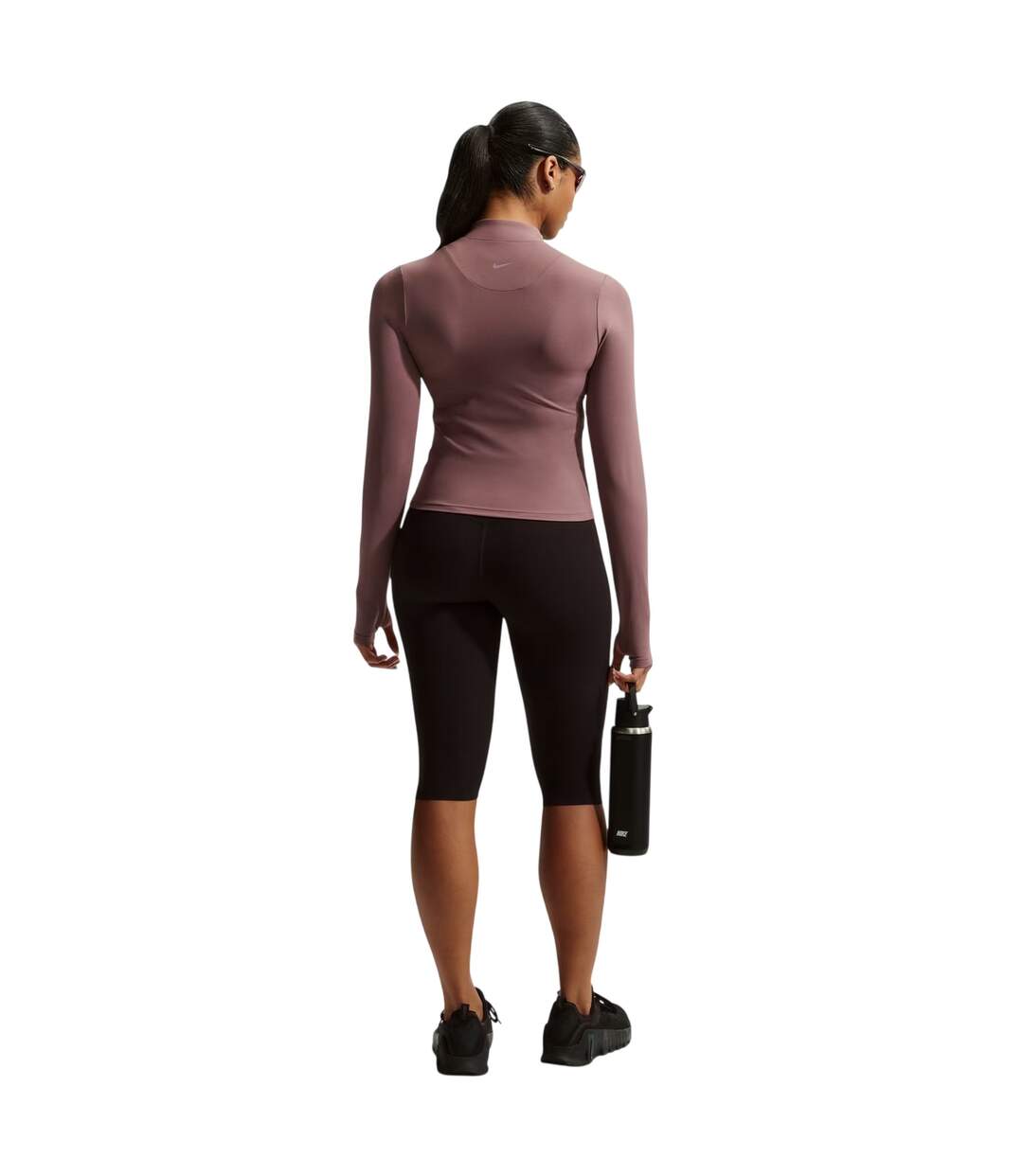 Haut Thermique Zenvy Femme Tatouage Blanc Nike-2