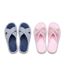 OZABI-Pantoufle Mule Femme Pack 2 Paires Sangles Croisees Imprimees-2