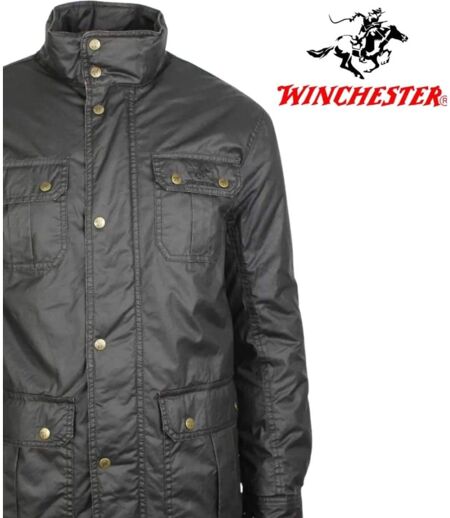 WINCHESTER JAGUAR1 — Parka doublée marron : robustesse et protection déperlante