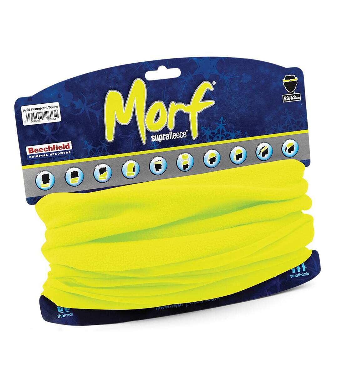 Beechfield Ladies/Womens Multi-use Suprafleece Morf (Fluorescent Yellow) - UTRW267-3