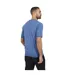 Mens Knitted Crew Neck Short-sleeved Top Blue Brave Soul-3