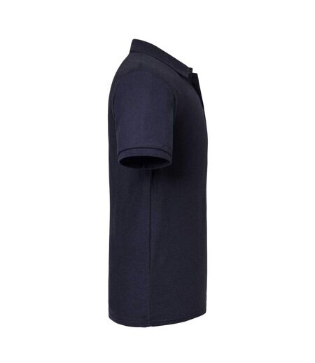 Mens Authentic Eco Polo Shirt French Navy Russell