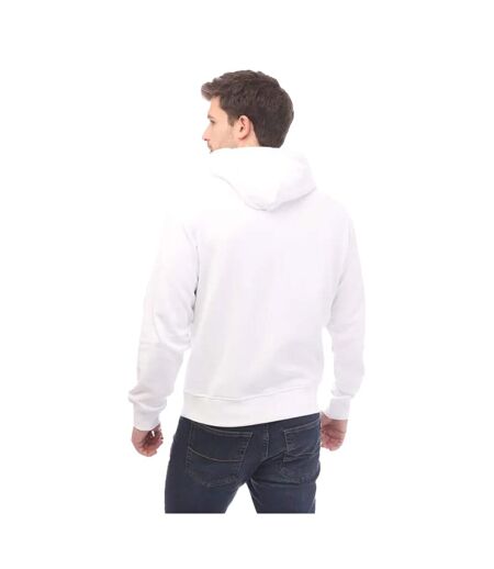 Sweat à capuche s-ginn homme blanc Diesel