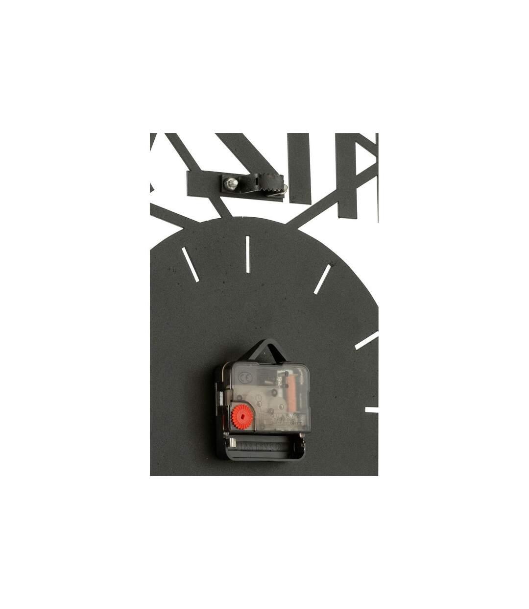 Horloge Murale en Métal Chiffres 48cm Noir-2