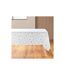 Nappe Antitache Imprimé Astrelia 140x240cm Blanc & Argent-1
