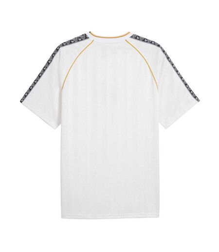 Mens King V Neck T-shirt  White Puma