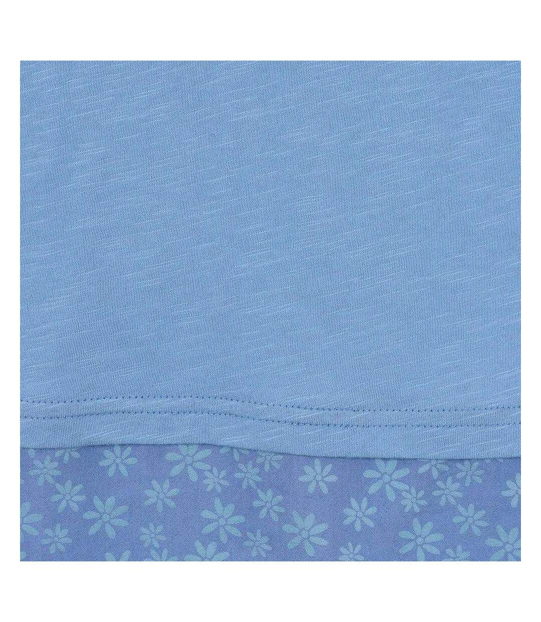 Tunique Manches ¾ Femme Bleu Pâle Lazy Jacks-4