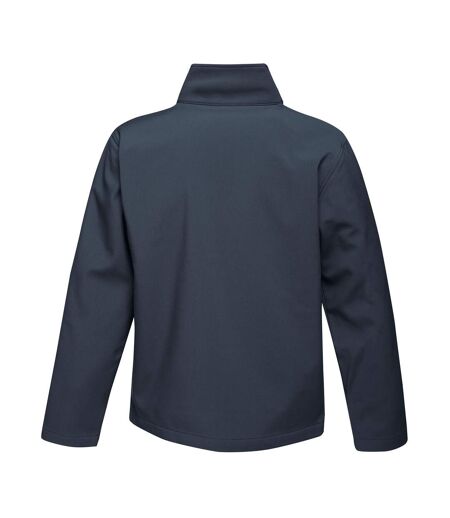 Regatta Standout Mens Ablaze Printable Soft Shell Jacket (Navy/Navy)