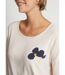 Pyjama uni manches longues maille douce-5