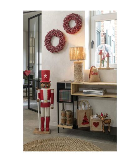 Couronne de Noël Ronde Baies 35cm Rouge
