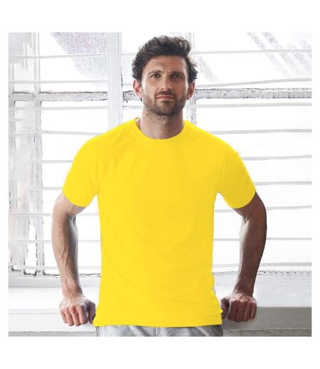AWDis Cool Unisex Adult Recycled T-Shirt (Sun Yellow)