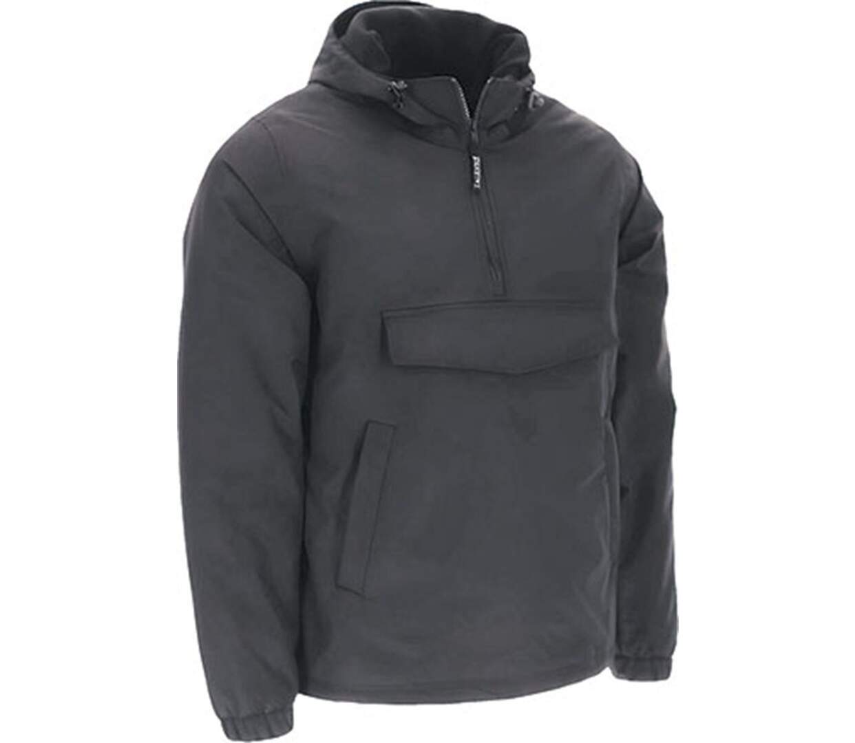 Sweat à capuche et demi-zip chaud et imperméable - Homme - OAK - gris charbon-1