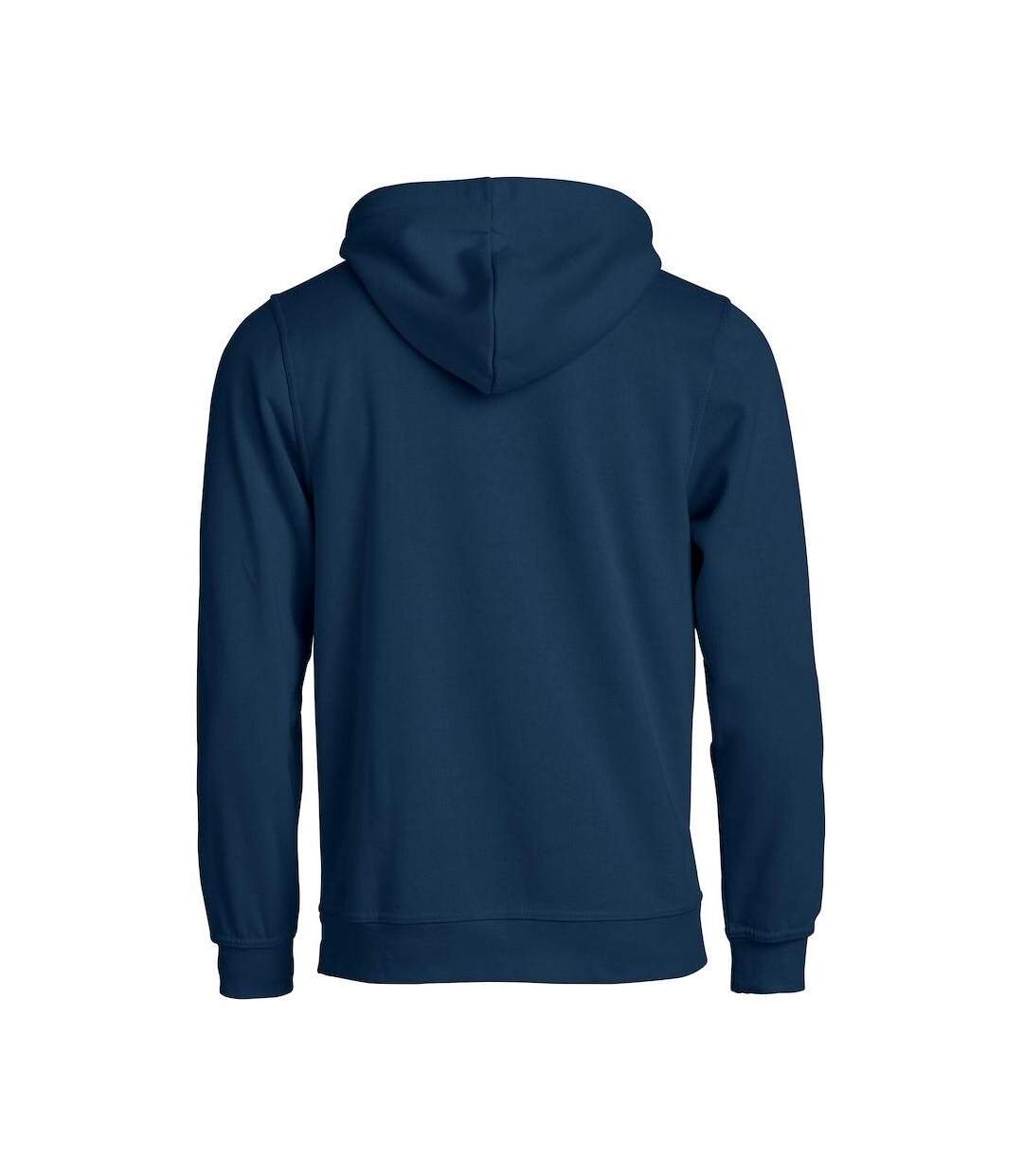 Unisex Adult Basic Hoodie Dark Navy Clique-2