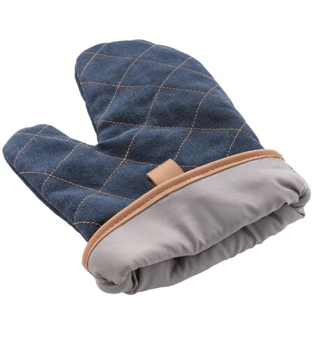 Deluxe canvas oven glove one size grey XD Collection