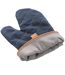Deluxe canvas oven glove one size grey XD Collection-3