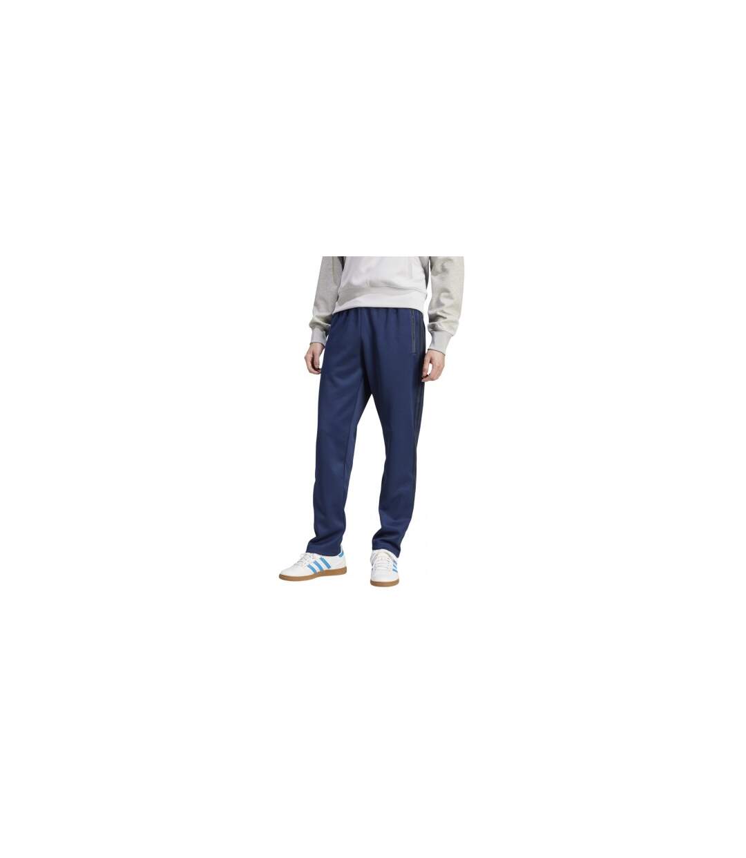 Mens Prem Straight Tracksuit Bottoms Night Indigo Adidas-1