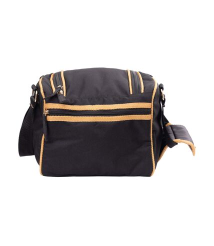 Supreme Products Pro Groom Leather Handled Hat Bag (Black/Gold)