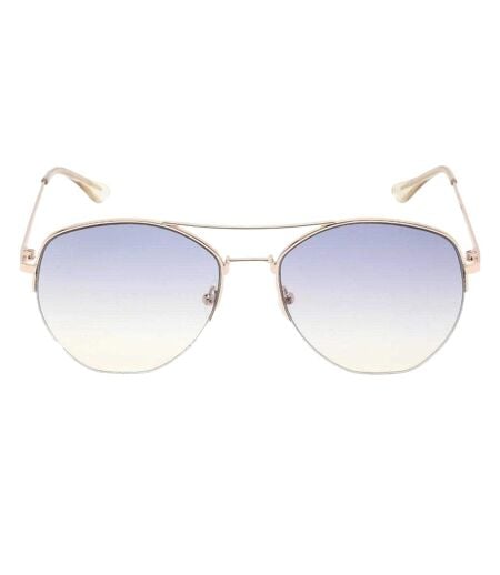 Lunettes De Soleil Motif/style Fumée Homme Taille Unique Bleu Marine Jaune Or Calvin Klein