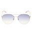 Lunettes De Soleil Motif/style Fumée Homme Taille Unique Bleu Marine Jaune Or Calvin Klein-1