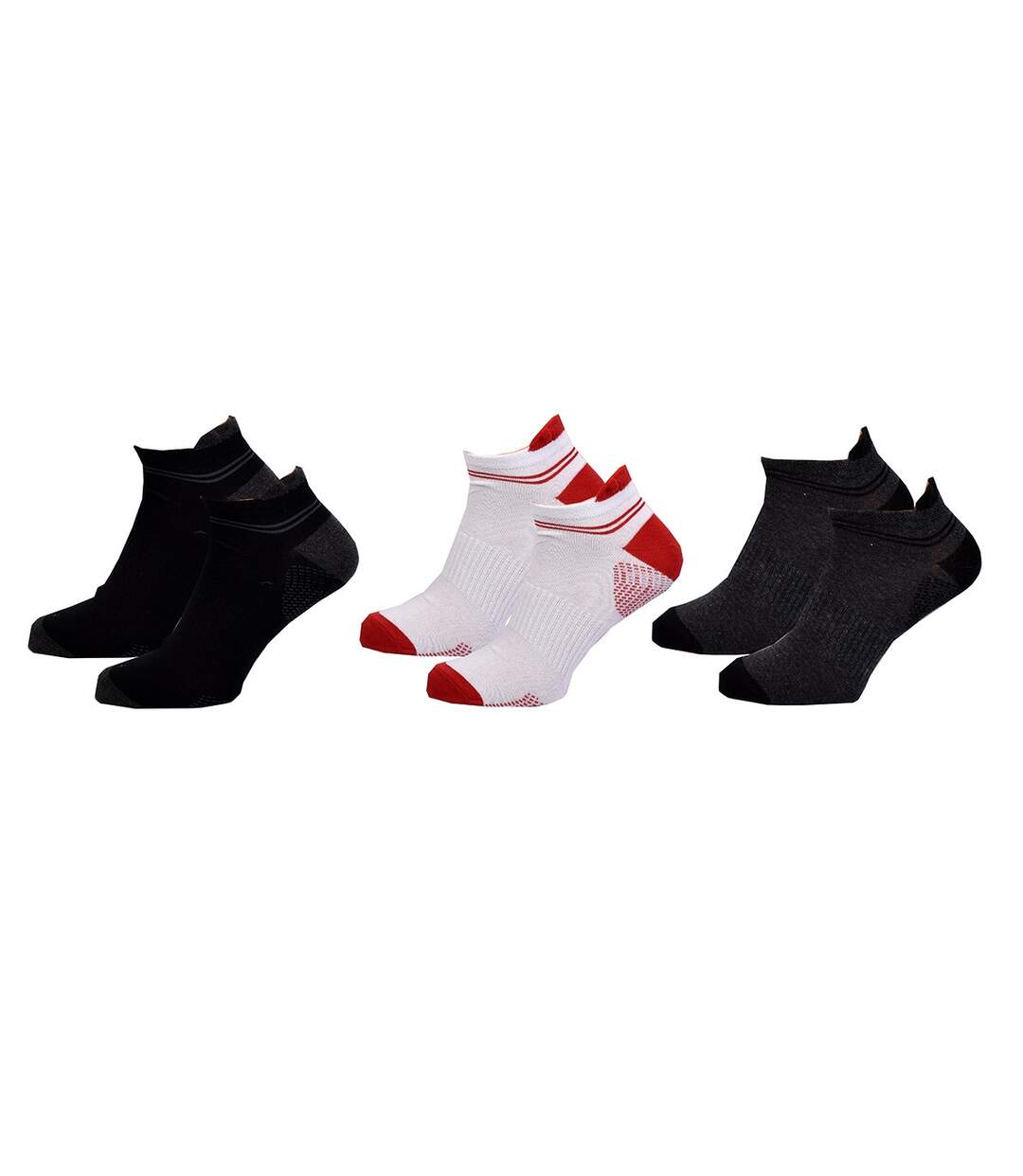 Chaussettes homme LOTTO SNEAKER Pack de 6 Paires SNEAKERS LOTTO Languette-3