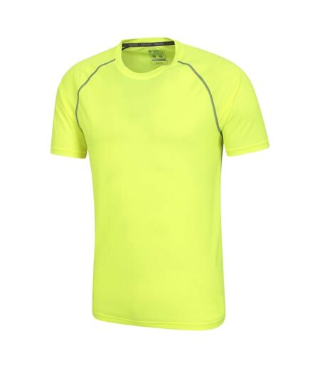 T-shirt aero homme jaune vif Mountain Warehouse