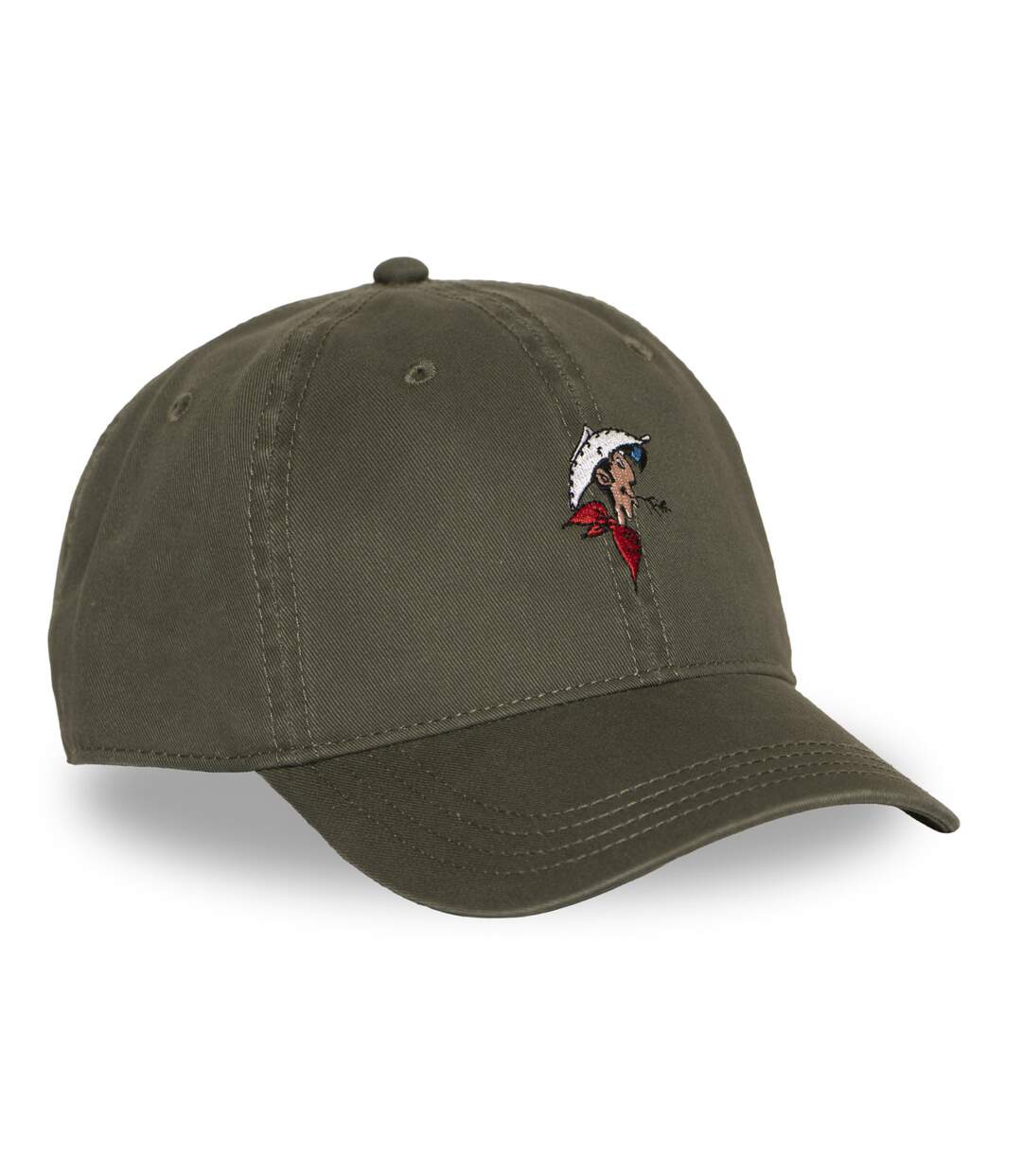 Casquette Dad Cap avec broderie Lucky Luke Head lucky Capslab-4