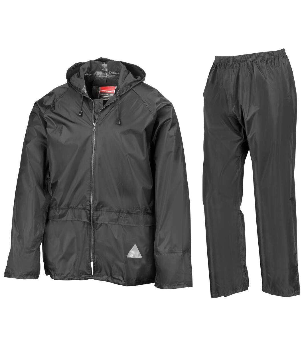 Veste Et Pantalon De Pluie Homme Noir Result-3