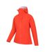 Veste imperméable arlberg femme orange sanguine Mountain Warehouse