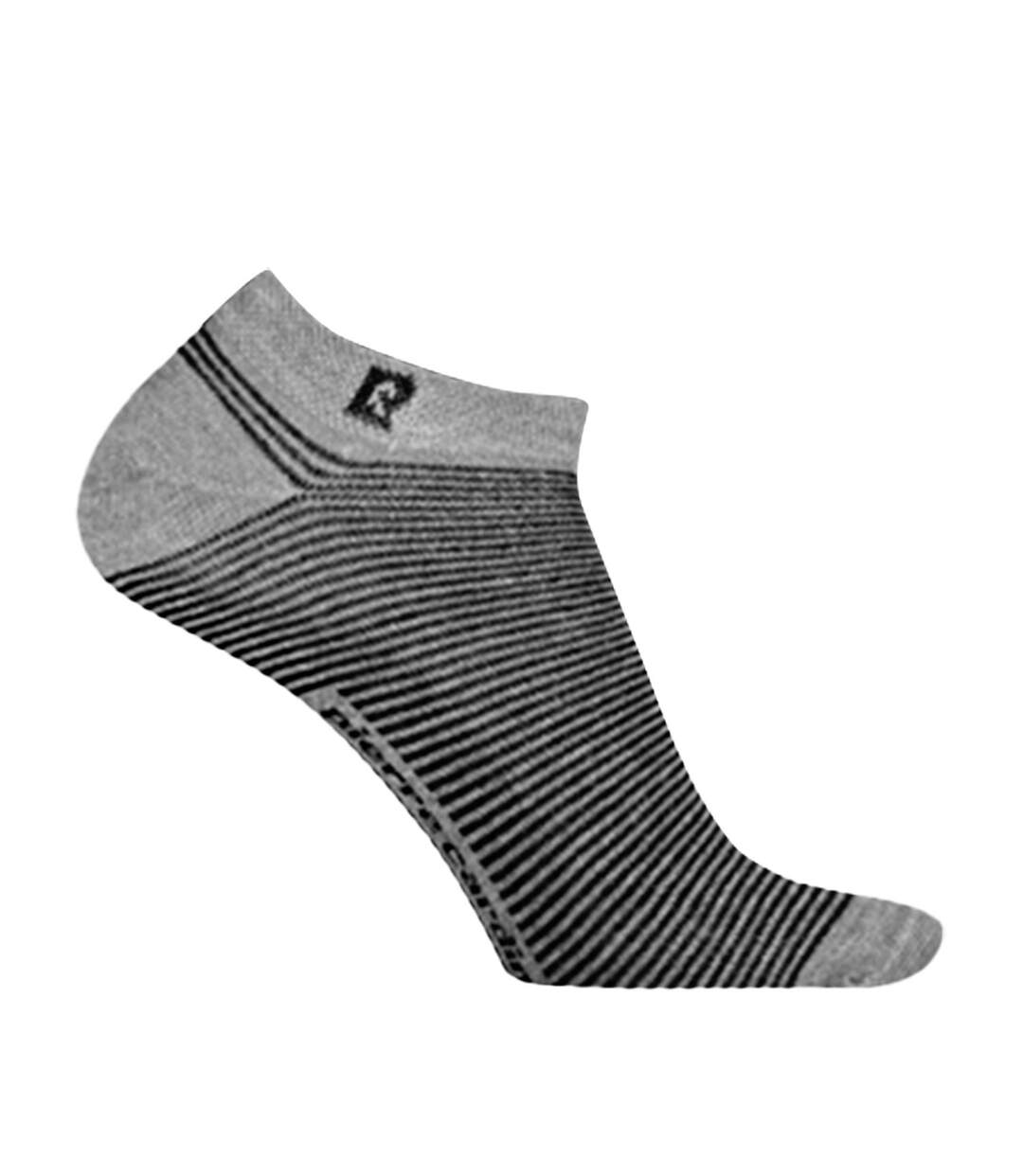 Lot de 5 Paires de chaussettes tiges courtes rayées modèle PC 0373 Pierre Cardin-3
