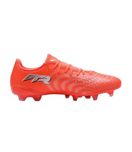 Chaussures De Foot Pour Terrain Ferme Future Homme Rouge Argenté Puma