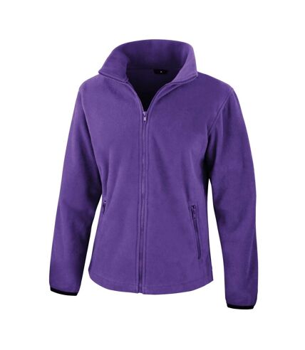 Result Womens/Ladies Core Fashion Fit Fleece Top (Purple) - UTBC3042