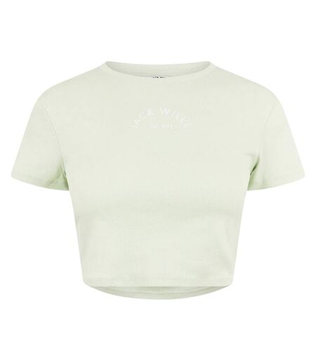 T-shirt Court Motif/style 1 Femme Verre Jade Jack Wills