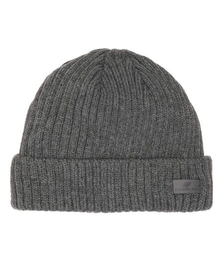 Bonnet Motif/style Logo H4z22 Homme Gris 4F