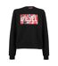 Sweat Motif/style Logo Bloc Femme Noir Diesel-2