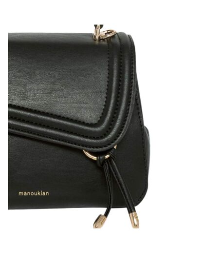 Sac à bandoulière noir femme manoukian melissa