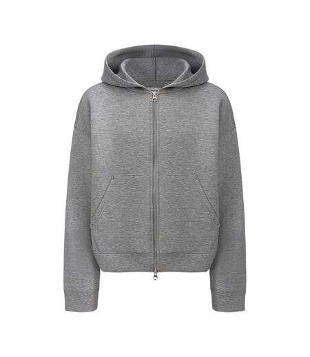 Mens Full Zip Hoodie Grey Firetrap