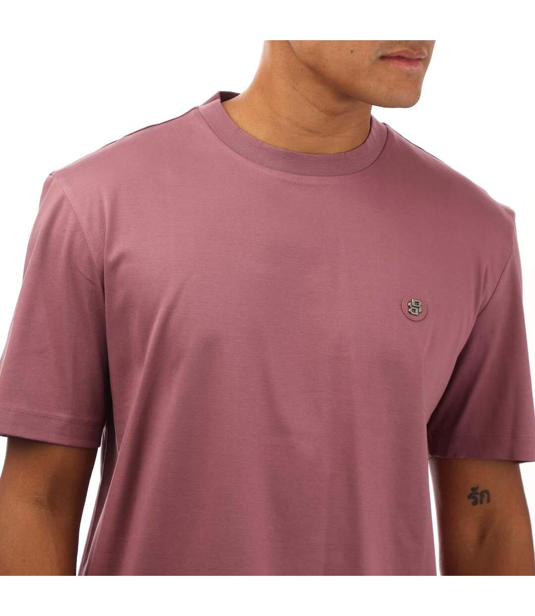 T-shirt C-taut Homme Violet Boss-3