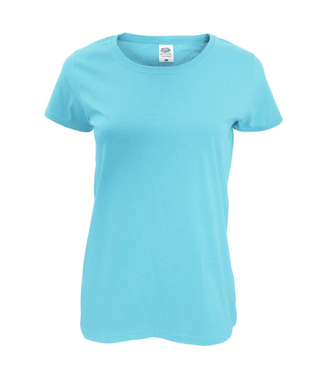 T-shirt femme bleu ciel Fruit of the Loom