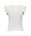 T-Shirt blanc/vert femme jdy adele-2