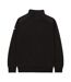 Unisex adult quarter zip sweatshirt black Caterpillar