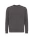 Unisex Adult Etosha Recycled Cotton Lightweight Sweatshirt Anthracite Iqoniq-1