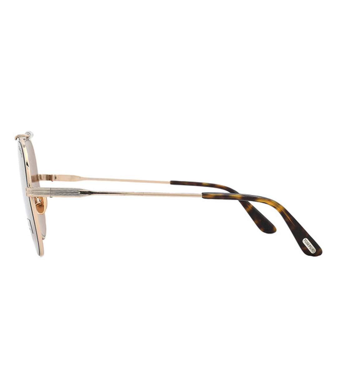 Lunettes De Soleil Holden Homme Taille Unique Brillant Rose Doré Tom Ford-2