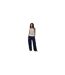 Débardeur Sans Manches Motif/style Superposé Femme Gris Blanc Brave Soul-1