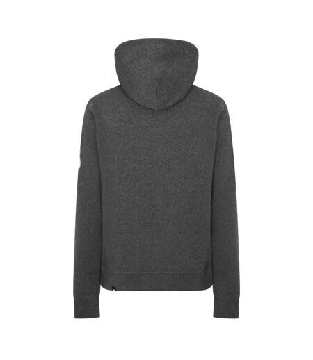 Mens Satin Long-sleeved Hoodie Charcoal Money
