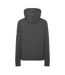 Mens Satin Long-sleeved Hoodie Charcoal Money-2